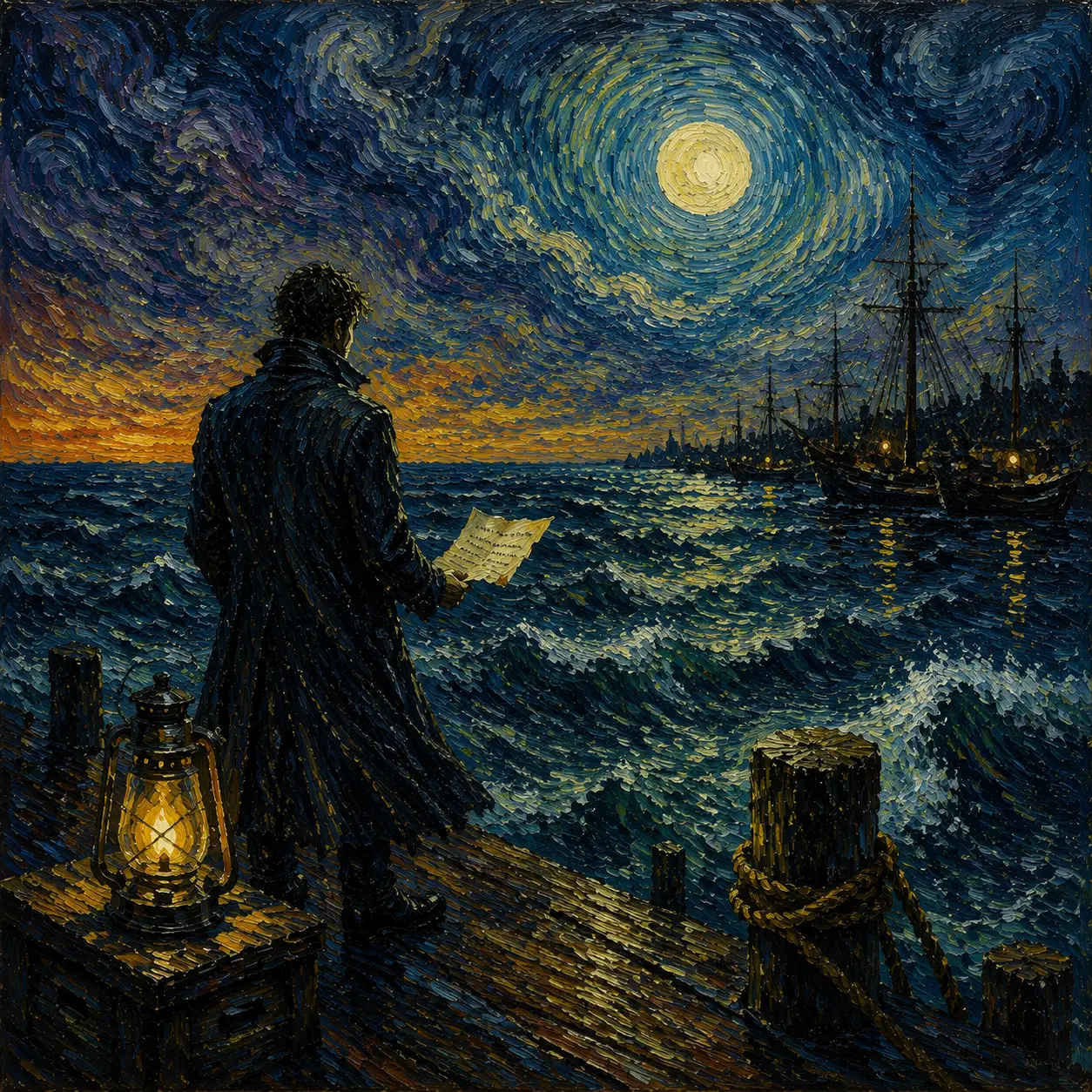 man and sea