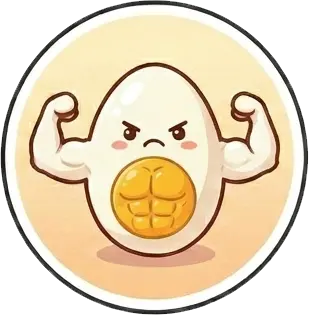 Abs egg sticker