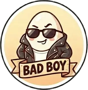 Bad boy sticker