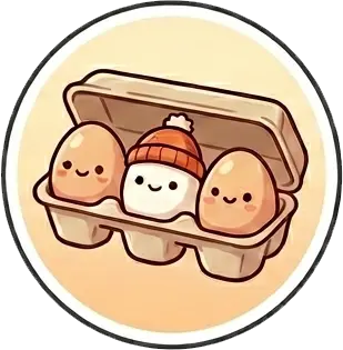 Batch eggs sticker