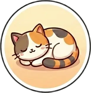 Cat sticker
